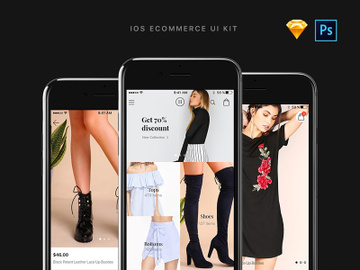 Helen – Free IOS eCommerce UI Kit preview picture
