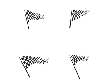 Race flag design illustration preview picture