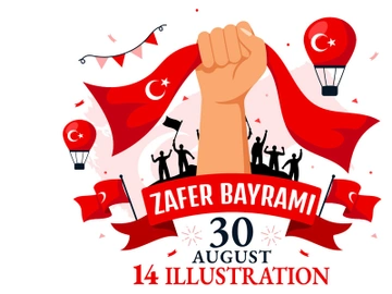 14 Turkey Victory Day Illustration preview picture