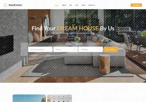 Kit de UI Completo para Landing Page de Imobiliária