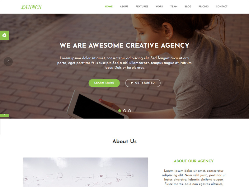 Launch Digital Agency Website Theme