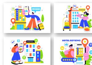 10 Hotel Reviews Illustration