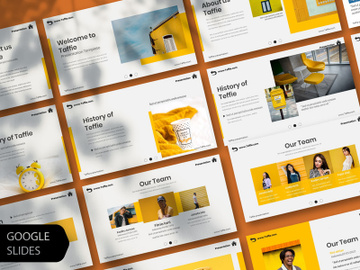 Taffie Creative Google Slides Template preview picture