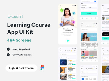 Learning Course App UI Kit preview picture