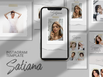 Satiana Instagram Template preview picture