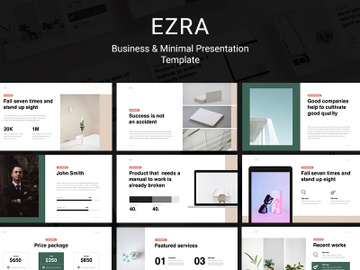 EZRA Minimal & Business Template preview picture