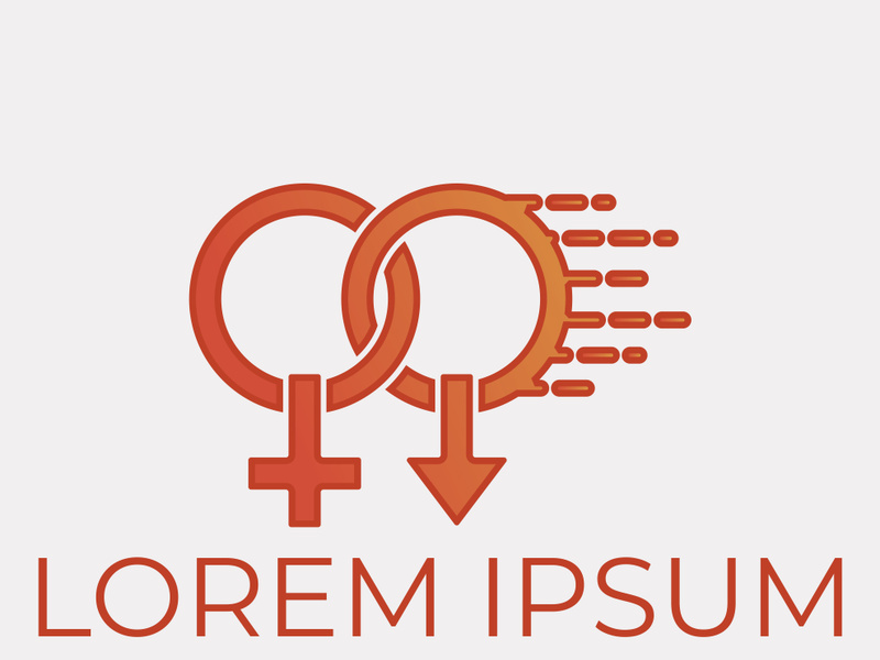 Gender logo design