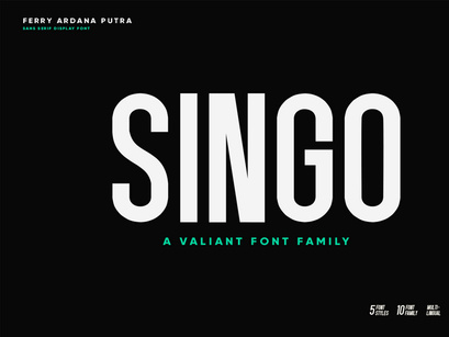 Singo | Sans Display Font