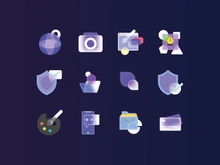 Glass : Mixed IconSet