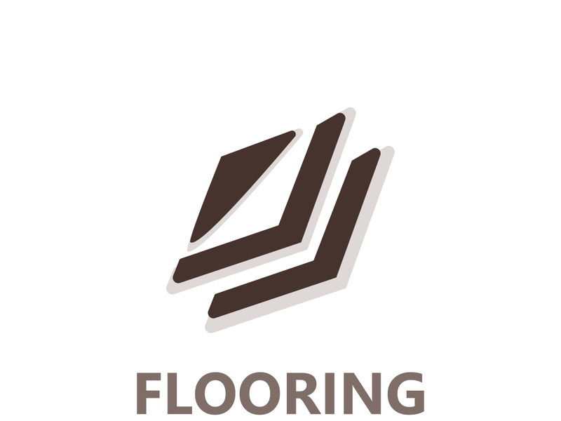 Flooring Logo design, custom Layer Vector elegant business store building