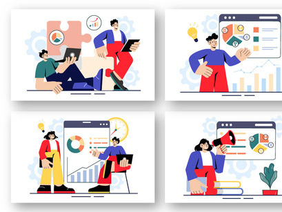 9 Top Manager Employees Illustration