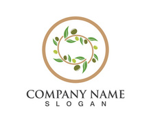 Extra virgin olive oil logo icon design vector illustration