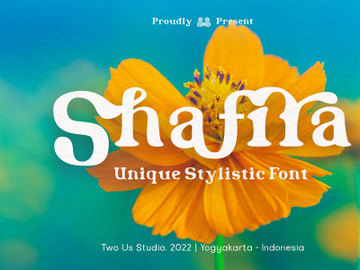 SHAFIRA - UNIQUE STYLISTIC FONT preview picture