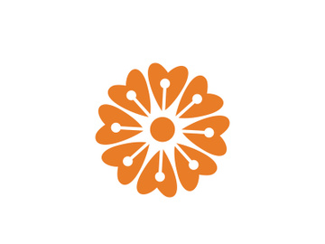 Flower icon design illustration preview picture