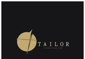 tailor logo icon illustration template combination of buttons for clothes, thread and sewing machine, for clothing product design, convection companies, fashion in vector form