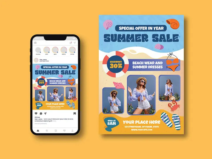 Summer Sale Flyer