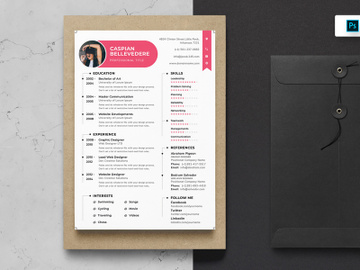 Resume CV Template-54 preview picture