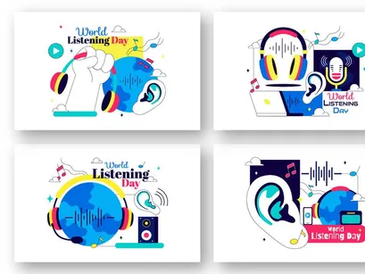 10 World Listening Day Illustration