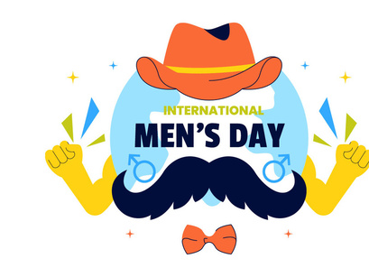 10 International Men's Day Illustration