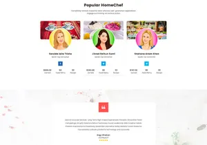 Food Delivery PSD Template