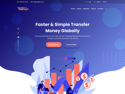 Web Template for Money Transfer