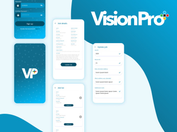 Vision Pro App UI/UX Design preview picture