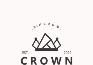 Crown logo simple design template. Vintage Crown Logo Royal King Queen concept symbol icon