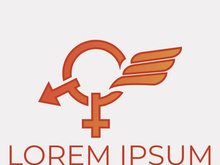 Gender logo design