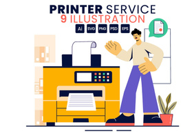 9 Professional Printing Services Illustration preview picture