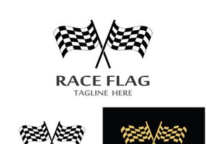 Race flag logo