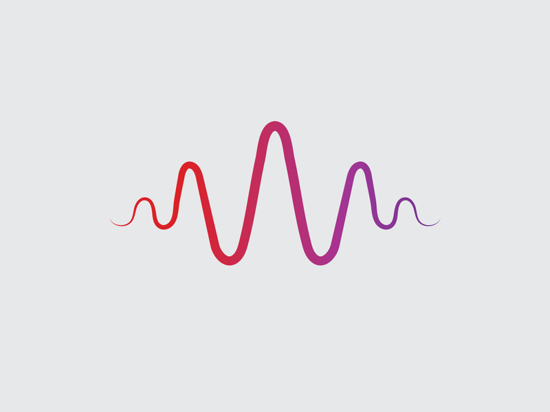 SOund wave line logo