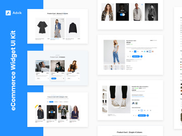 10 Ecommerce Widget Design for Web-UI Kit preview picture