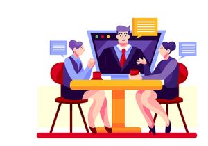 M107_Online Meeting Illustrations