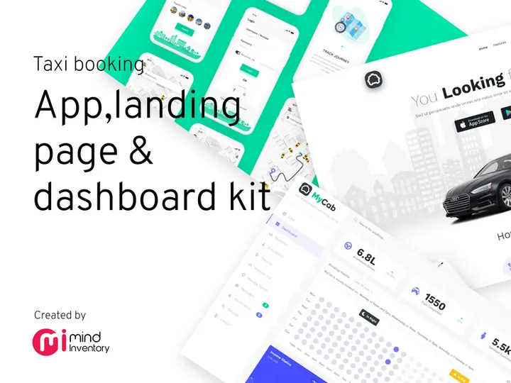 Taxi Booking App UI Kit preview picture