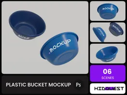 Plastic Bucket Mockup preview picture