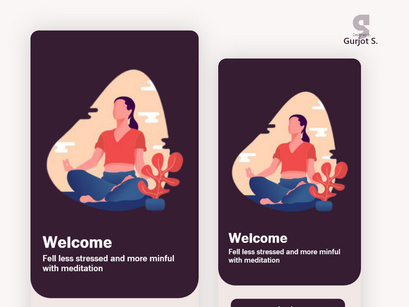 MindTales Mental Health App in Adobe XD