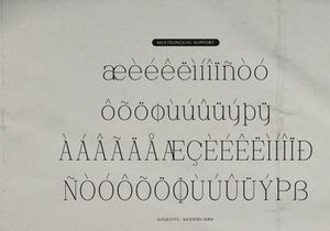 Maqotta | Modern Serif Font