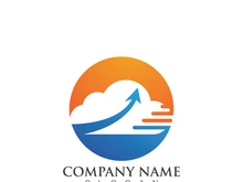 Cloud server data save upload logo