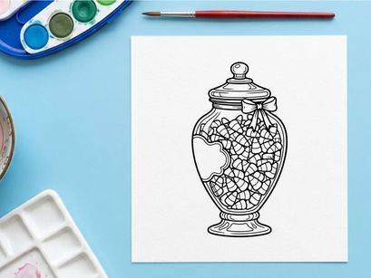 Crystal glass jar filled with sparkling diamond gems. Luxury decorative container holding precious stones for high-end display.