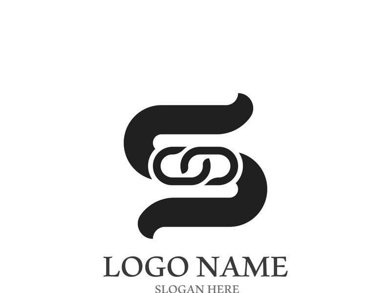 Business corporate S letter logo design vector