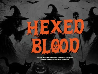 Dread Forest | All Caps Horror Font