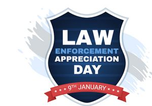 11 Law Enforcement Appreciation Day or LEAD Illustration