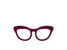 Glasses symbol vector icon
