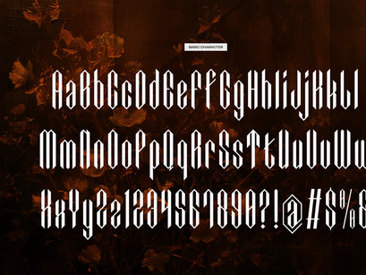 Gaudero | Display Blackletter