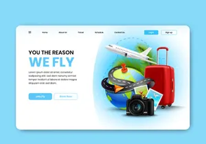 Retro Travel Vector Illustration Designs
