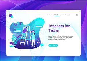 Team Work set Illustration