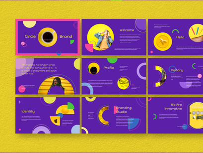 Circle Brand Powerpoint Template