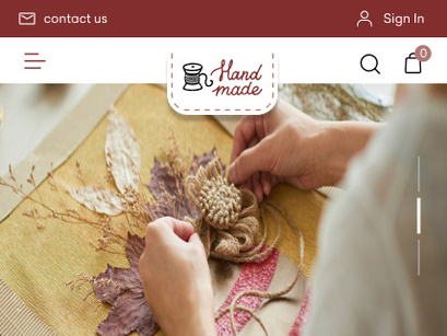 Hand Craft Website Template