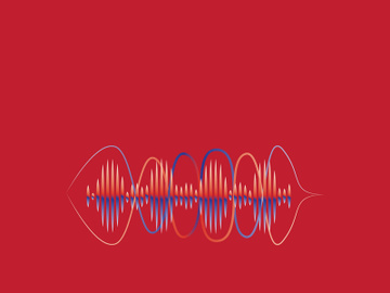 Sound waves logo background modern music vector image preview picture