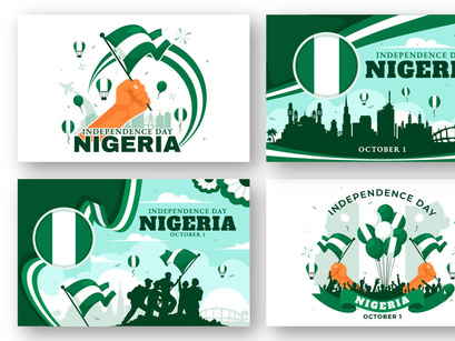 13 Nigeria Independence Day Illustration